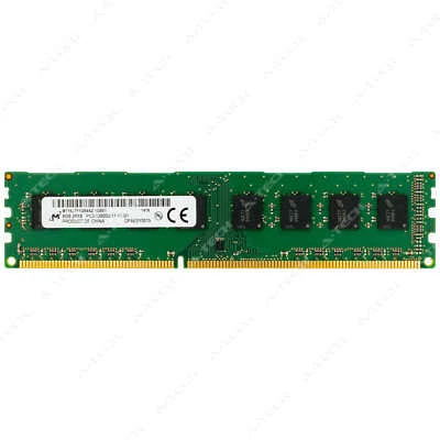 Micron 8GB DDR3 1600 MHz PC3-12800 DIMM Desktop Memory RAM (MT16JTF1G64AZ-1G6E1) - Image 1 of 2