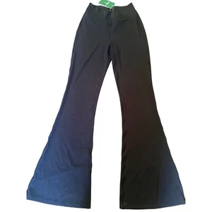 Leggings Halara Acampanados Cintura Alta Pantalones de Yoga Pierna Ancha Negros Talla S 7/8 Nuevos con Etiquetas - Imagen 1 de 9
