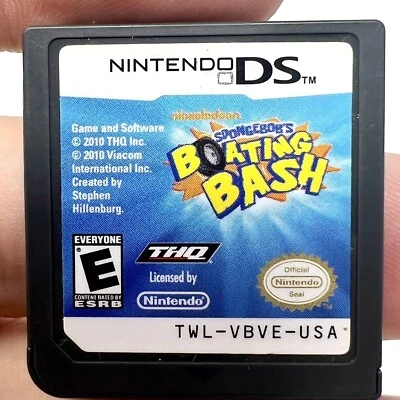 SpongeBob's Boating Bash Nintendo DS Cart Only Tested Video Game Handheld Game - Image 1 of 3