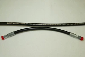 Parker 18" Hydraulic Hose 4771TC-6, 5000 PSI, Dual Female Fittings - Picture 1 of 1