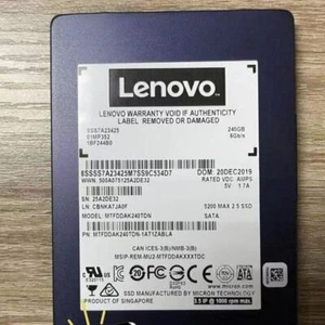 240GB SSD Micron 5200max SATA 3 MTFDDAK240TDN 5DWDP 2.2PB 6G/s 2.5 in - Picture 1 of 2