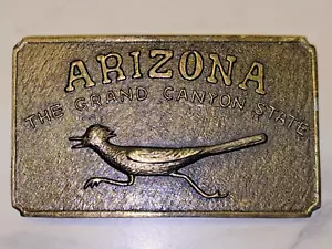 Arizona Road Runner Bird Vintage Belt Buckle - Picture 1 of 3