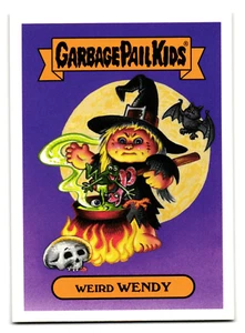 Weird Wendy 2018 Garbage Pail Kids Horror-Ible Classic Monsters Witch Sticker - Imagen 1 de 2