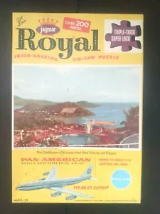 Rompecabezas de colección Jamar Royal Jig-Saw Pan Am Caribbean 4600-29, 200+ piezas - Imagen 1 de 11