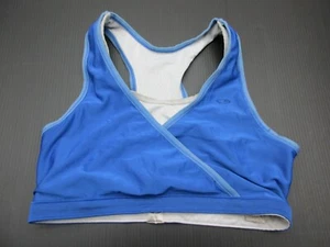 L Champion Women's Blue Sport Stretch Wire Free Athletic Bra 1F - Picture 1 of 3