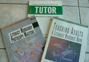3 Resources LITERACY,Teaching Adults,Laubach,Photocopy masters ++ All Clean - Picture 1 of 12