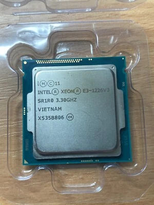 Intel Xeon E3-1226V3  3.30GHz 8MB Cache Socket LGA1150 QUAD CORE CPU Processor - Image 1 of 2