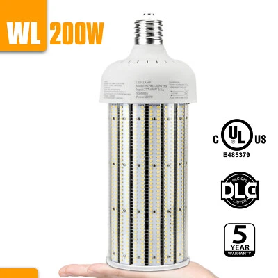 200W LED Corn Light Bulb E39 Mogul Base Industrial Commercial Lighting 6000K 5YR - Image 1 of 4