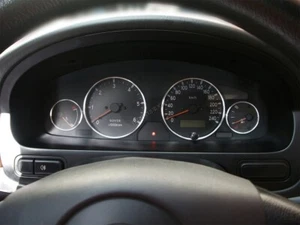 Per Rover 45 MG ZS 2000-2005 Anelli per cruscotto in alluminio lucidato 4 pezzi - Picture 1 of 9