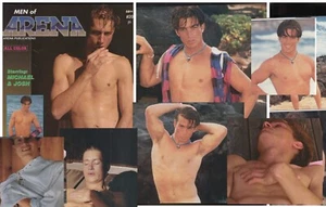MEN OF ARENA #20 HOT 80S MEN HTF ISSUE MICHAEL & JOSH COLLEGE DUDES PLAYGIRL TYP - Picture 1 of 1