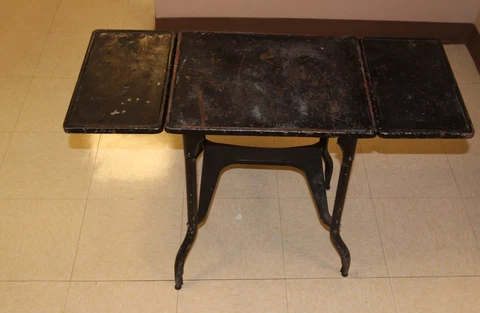 typewriter all metal stand table - vintage Cover