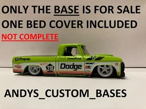 CUSTOM BASE for Hot Wheels '70 Dodge Power Wagon Lowrider *NOT COMPLETE* - Picture 1 of 18