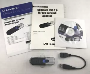 Lynksys 10/100 Compact USB 2.0 Network Adapter Model USB200M / New Open Box - Picture 1 of 1