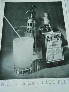 Publicitté Advertising 1950 Cointreau liqueur en été Syphon - Imagen 1 de 1
