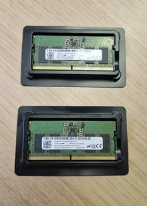 16GB Micron (2x8GB) DDR5 PC5-5600B SODIMM Laptop Memory (MTC4C10163S1SC56BD1) - Picture 1 of 2