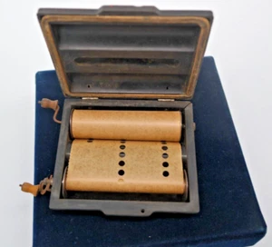 1928 ROLMONICA Harmonica Bakelite Musical Instrument with 11 Rolls - Picture 1 of 13