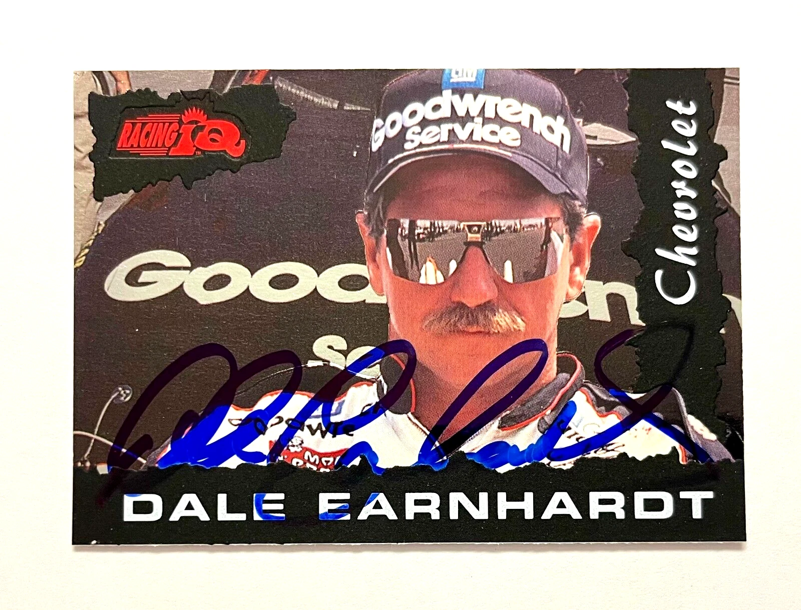 Dale Earnhardt NASCAR 1997 The Score Board #38 Autographed Signed