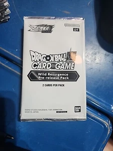 DRAGON BALL SUPER CARD GAME ZENKAI Wild RESURGENCE Pre-Release PacK - Picture 1 of 1
