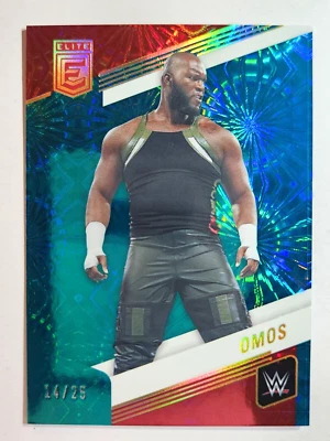 2023 Donruss Elite WWE - #87 OMOS TEAL PARALLEL /25 SSP - Image 1 of 2