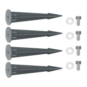 4 Pcs Floor Lamp Accessories Stakes for Outdoor Lights Garden Ground - Picture 1 of 10