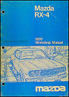 1978 Mazda RX-4 Fabbrica Negozio Manuale RX4 Repair Servizio Officina Libro OEM