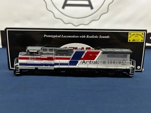 Atlas HO Amtrak “Pepsi Can” #507 Dash 8-32BHW Diesel Engine DCC/Sound 10 003 148 - Picture 1 of 8