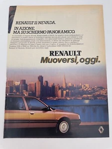 Clipping Ritaglio Pubblicità Advertising 1987 Renault  21 Nevada Muoversi oggi - Picture 1 of 1