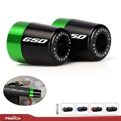 Tapones de empuñaduras de manillar para KAWASAKI Ninja 650 2017-2024 2025 EX650 Foto 1 de 4