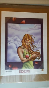 (Lot 618) Art Print 61cm x 46cm Dynamic Forces Crossgen Comics " Meridian " - Picture 1 of 7
