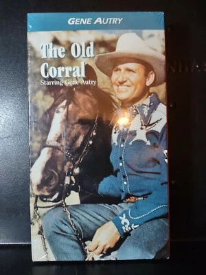The Old Corral Starring Gene Autry VHS Tape 1992 1936 Action Western NIB Sealed - Image 1 of 4