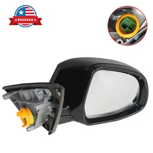 RH Right Black Door Mirror Unit Fits for BMW X6 2014 2015 2016 2017 2018 - Picture 1 of 9