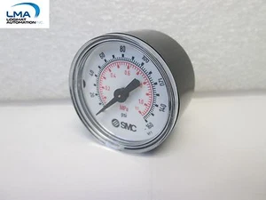 SMC 111.10 PRESSURE GAUGE 0-160psi 0-11MPa 1/8" NPT BRASS BLACK *** NEW - Bild 1 von 2