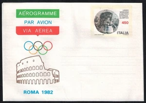 ITALIA 1982 Comitato Olimpico, Aerogramma £450 nuovo - Picture 1 of 1