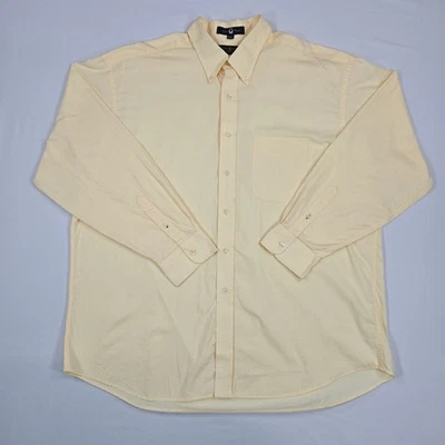 Vintage Tommy Hilfiger Gold Crest Yellow Check Shirt 18-36 Hong Kong Cotton - Image 1 of 4
