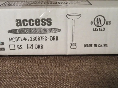 Access Lighting 23087FC-ORB Light Pendant NO Globe - Image 1 of 4