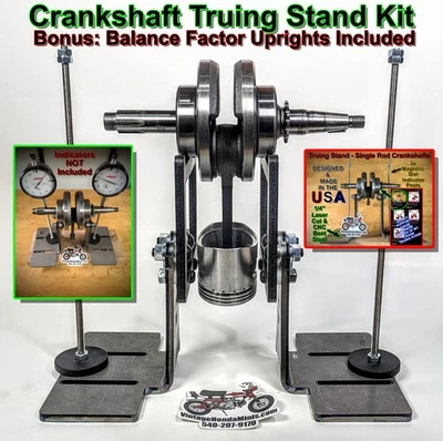 Tool - Motorcycle Dirtbike Scooter Moped Crankshaft Truing Stand Balance Factor - Image 1 of 4