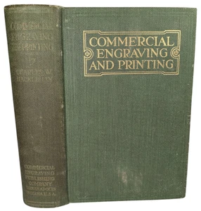 Commercial Engraving and Printing Hackleman 1924 2nd Printing HC - Picture 1 of 10