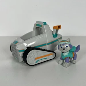Paw Patrol Everest Vehicle - Rescue Snowmobile & Figure Good Condition - Picture 1 of 6