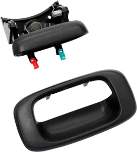 Heckklappengriff Riegel und Blende Blende mit Stangenclips | für 1999-2007 Chevy Silber - Bild 1 von 12
