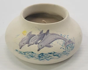 FF) Vintage San Diego California Souvenir Dolphin Candle by Sandstone Creations - Picture 1 of 5