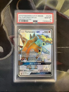 Turtonator GX SV52/SV94 Hidden Fates: Shiny Vault Holo PSA 10 - Picture 1 of 2