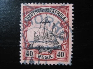 ÁFRICA ORIENTAL COLONIA ALEMANA Mi. #18 ¡Sello Kaiser Yacht usado! CV $33,50 - Imagen 1 de 1