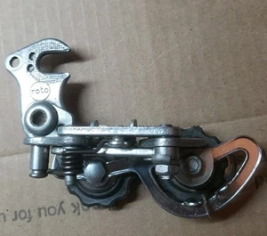 ROTO Rear Derailleur Short Cage Italian Eroica Vintage 1970s Clean - Picture 1 of 5