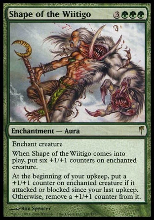 Shape of the Wiitigo - Medium Play MTG Coldsnap - Image 1 of 1