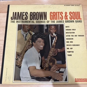 Vintage 1964 James Brown * Grits & Soul Stereo LP Smash Records Vinyl - Foto 1 di 5