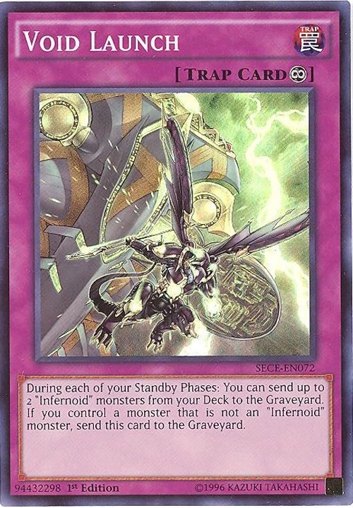 Yu-Gi-Oh Card - SECE-EN072 - VOID LAUNCH (super rare holo) - NM/M - Image 1 of 1