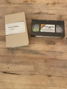 Stevie Wonder Live VHS Media - Rare Tape!  - Picture 1 of 6