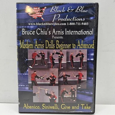 Bruce Chiu's Modern Arnis Drills Beginner To Advanced Abanico Siniwall DVD RARE! - Image 1 of 4