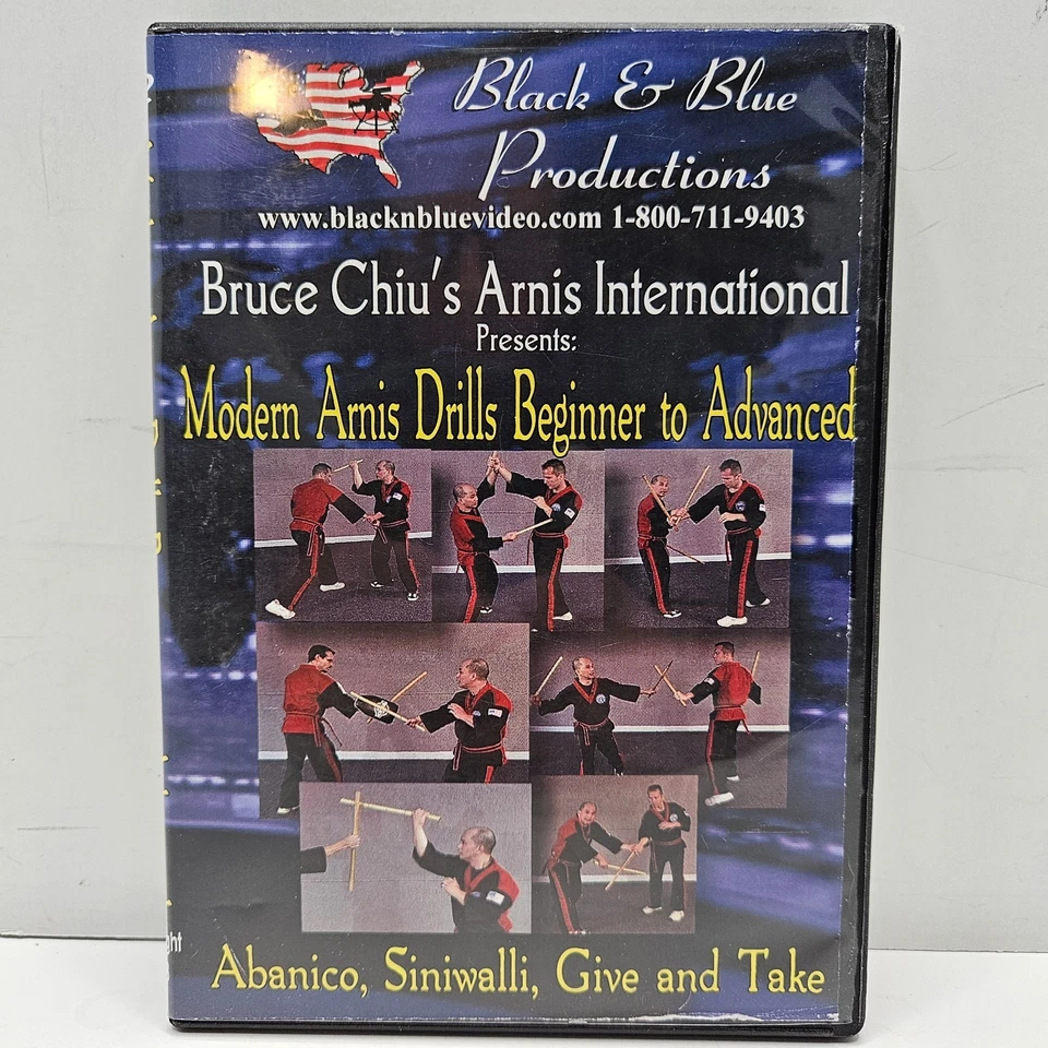 Bruce Chiu's Modern Arnis Drills Beginner To Advanced Abanico Siniwall DVD RARE! - Image 1 of 4