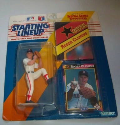 Roger Clemens Boston Red Sox  1992 MBL Kenner Starting Line UP - Image 1 of 3